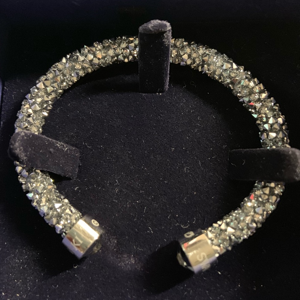 COPY - Swarovski White Crystal Bangle